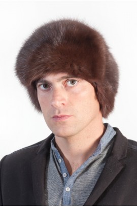 Marten fur hat for men